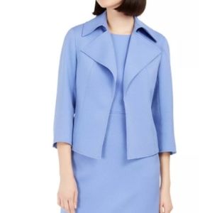 Anne Klein Ridge Crest Wide Collar Twill Jacket 16